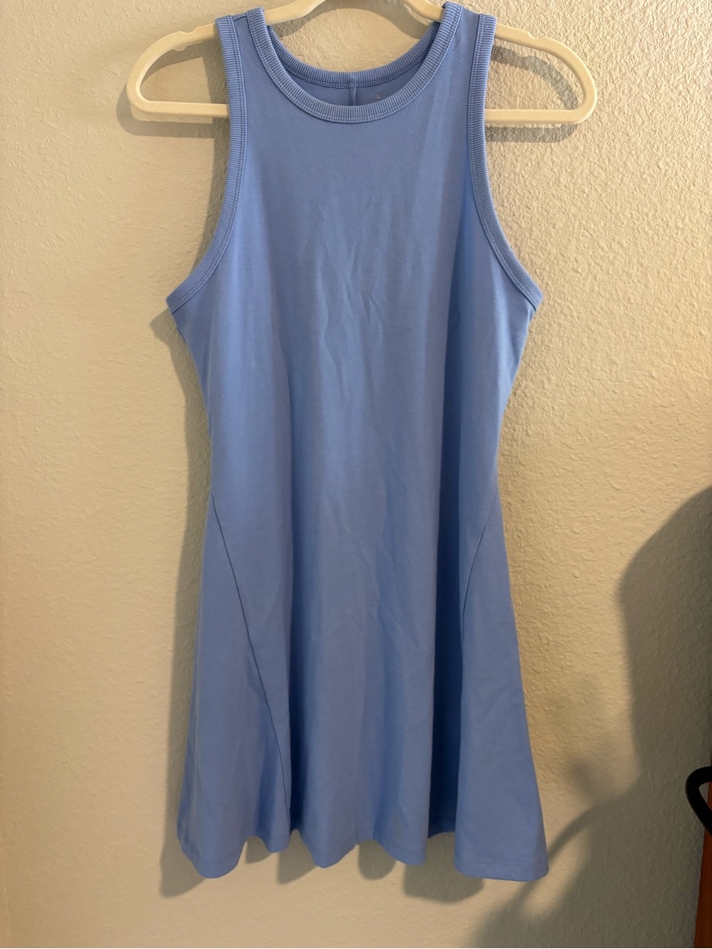 a new day Soft Sky Blue Sleeveless Fit-and-Flare Mini Dress